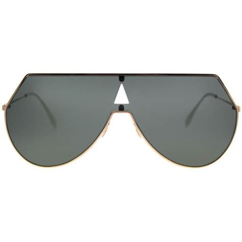 fendi eyeline ff 0193 ddb gold copper shield metal sunglasses|Eyeline .